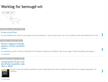 Tablet Screenshot of bennugd-wii.blogspot.com