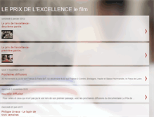 Tablet Screenshot of leprixdelexcellence.blogspot.com