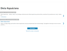 Tablet Screenshot of dietakapusciana.blogspot.com