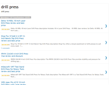 Tablet Screenshot of best-drillpress-review.blogspot.com