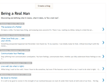 Tablet Screenshot of being-a-real-man.blogspot.com