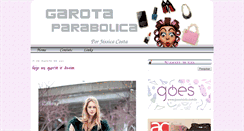 Desktop Screenshot of garota-parabolica.blogspot.com