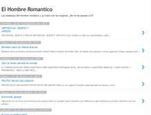 Tablet Screenshot of elhombreromantico.blogspot.com