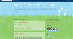 Desktop Screenshot of beautifulfeetbeautifulme.blogspot.com