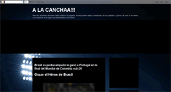 Desktop Screenshot of alacancha.blogspot.com