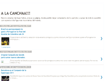 Tablet Screenshot of alacancha.blogspot.com