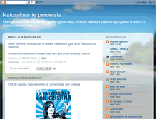 Tablet Screenshot of naturalmenteperonista.blogspot.com