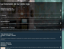Tablet Screenshot of laextensiondelacintaroja.blogspot.com
