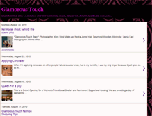 Tablet Screenshot of glamtouchteam.blogspot.com