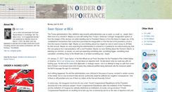 Desktop Screenshot of inorderofimportance.blogspot.com