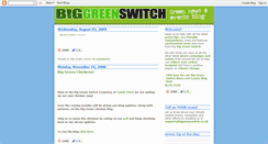 Desktop Screenshot of biggreenswitch.blogspot.com