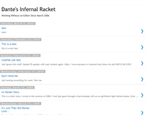 Tablet Screenshot of dantesinfernalracket.blogspot.com