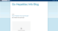 Desktop Screenshot of gohepatitisc.blogspot.com