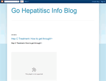Tablet Screenshot of gohepatitisc.blogspot.com