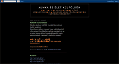 Desktop Screenshot of munkakulfold.blogspot.com