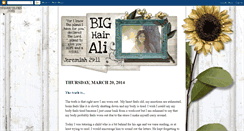 Desktop Screenshot of bighairali.blogspot.com