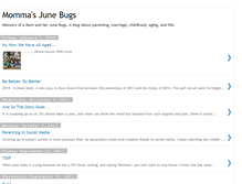 Tablet Screenshot of mommasjunebugs.blogspot.com