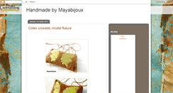 Desktop Screenshot of mayabijoux.blogspot.com