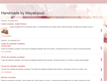 Tablet Screenshot of mayabijoux.blogspot.com