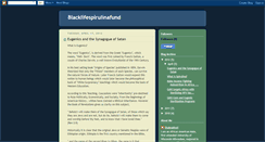 Desktop Screenshot of blacklifespirulinafund.blogspot.com
