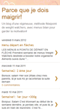 Mobile Screenshot of parcequejeveuxmaigrir.blogspot.com