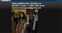 Desktop Screenshot of feriamericanateatral.blogspot.com