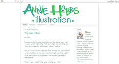 Desktop Screenshot of illustratedbyanniehobbs.blogspot.com