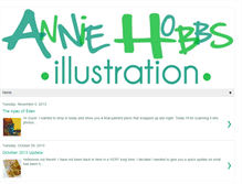 Tablet Screenshot of illustratedbyanniehobbs.blogspot.com