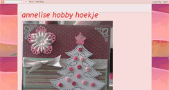 Desktop Screenshot of annelisehobbyhoekje.blogspot.com