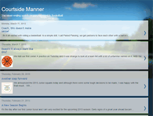 Tablet Screenshot of courtsidemanner.blogspot.com