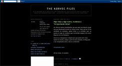 Desktop Screenshot of korvecfiles.blogspot.com