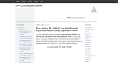 Desktop Screenshot of lowvoltagerecessedlighting.blogspot.com