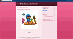 Desktop Screenshot of didacticaescolarglomile.blogspot.com