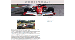 Desktop Screenshot of juegosdeformula1.blogspot.com