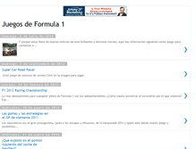 Tablet Screenshot of juegosdeformula1.blogspot.com