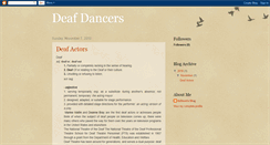 Desktop Screenshot of deafdancersof2k10.blogspot.com