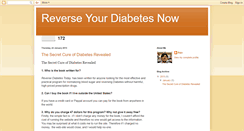 Desktop Screenshot of diabetesrevealed.blogspot.com