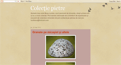 Desktop Screenshot of colectiepietre.blogspot.com