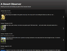 Tablet Screenshot of adesertobserver.blogspot.com