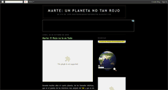 Desktop Screenshot of marteunplanetanotanrojo.blogspot.com