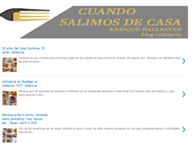 Tablet Screenshot of cuandosalimosdecasa.blogspot.com