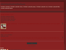Tablet Screenshot of mychristianlouboutinshoes.blogspot.com