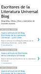 Mobile Screenshot of escritoresuniversales.blogspot.com