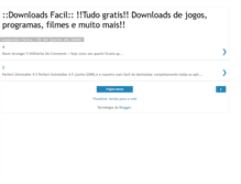 Tablet Screenshot of downlloadsfacil.blogspot.com