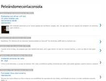 Tablet Screenshot of peleandomeconlaconsola.blogspot.com