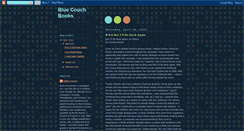 Desktop Screenshot of bluecouchbooks.blogspot.com