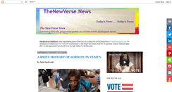Desktop Screenshot of newversenews.blogspot.com