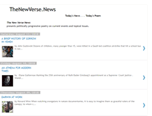 Tablet Screenshot of newversenews.blogspot.com