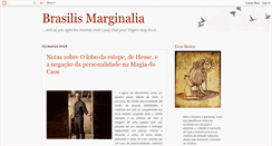 Desktop Screenshot of brasilismarginalia.blogspot.com