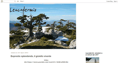 Desktop Screenshot of leucodermis.blogspot.com